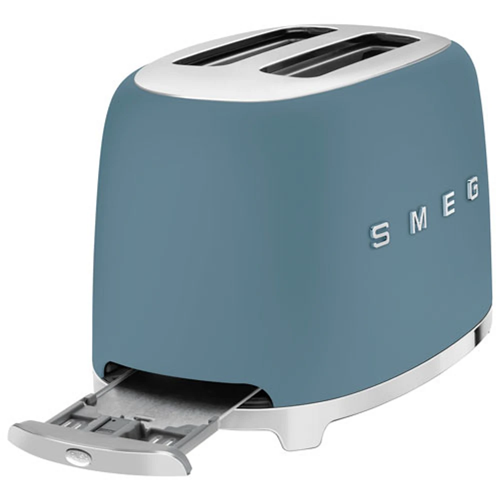 Smeg 50's Style Retro Toaster - 2-Slice - Storm Blue