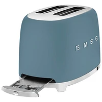 Smeg 50's Style Retro Toaster - 2-Slice - Storm Blue