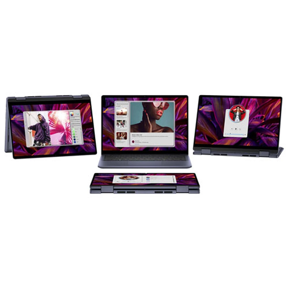 Dell Inspiron 14" Touchscreen 2-in-1 Laptop - Midnight Blue (AMD Ryzen 7 8840HS/16GB RAM/512GB SSD/Windows 11)