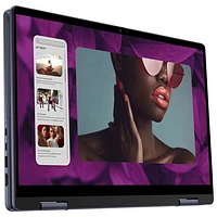 Portable 2-en-1 à écran tactile de 14 po Inspiron de Dell - Bleu minuit (Ryzen 7 8840HS d'AMD/RAM 16 Go/SSD 512 Go/Windows 11)
