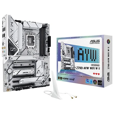 ASUS Z790-AYW WIFI W II ATX LGA 1700 Motherboard for 14th/13th/12th Gen Intel CPUs