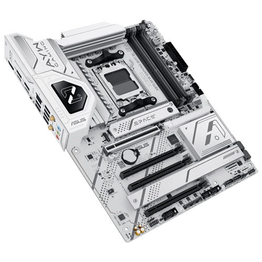 ASUS X870 AYW Gaming WIFI W ATX AM5 Motherboard for AMD Ryzen 9000/8000/7000 Series CPUs