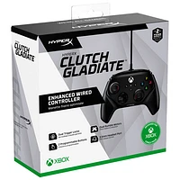 HyperX Clutch Gladiate Wired Controller for Xbox Series X|S - Black