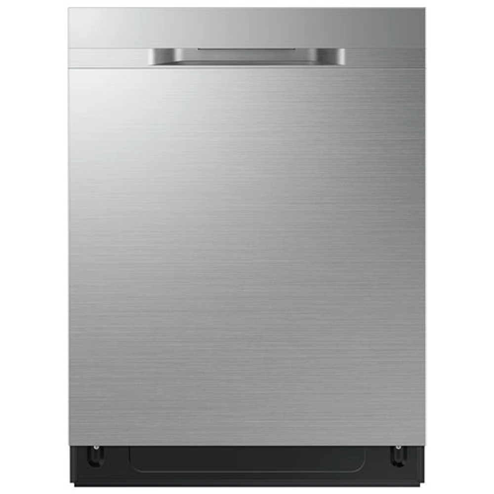 Boîte ouverte - Lave-vaisselle encastrable 24 po 48 dB avec troisième panier de Samsung (DW80DG5500SRAA) - Inox