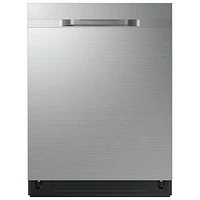 Boîte ouverte - Lave-vaisselle encastrable 24 po 48 dB avec troisième panier de Samsung (DW80DG5500SRAA) - Inox