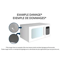 Boîte ouverte - Four à micro-ondes à hotte intégrée de Whirlpool - 1,7 pi³ - Acier inoxydable résistant aux traces de doigts - Endommagé