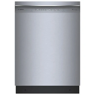 Boîte ouverte - Lave-vaisselle encastrable 24 po 46 dB avec cuve en inox et 3e panier de Bosch (SHE53CE5N) - Acier inoxydable - Endommagé