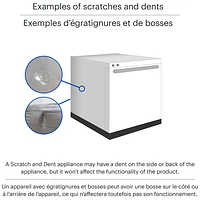 Boîte ouverte - Lave-vaisselle encastrable 24 po 46 dB avec cuve en inox et 3e panier de Bosch (SHE53CE5N) - Acier inoxydable - Endommagé