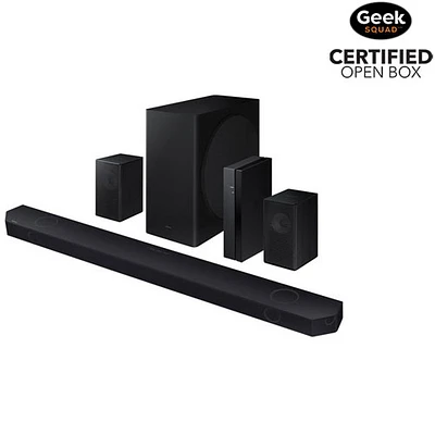 Open Box - Samsung Q850D 7.1.2 Channel Sound Bar with Subwoofer- Black