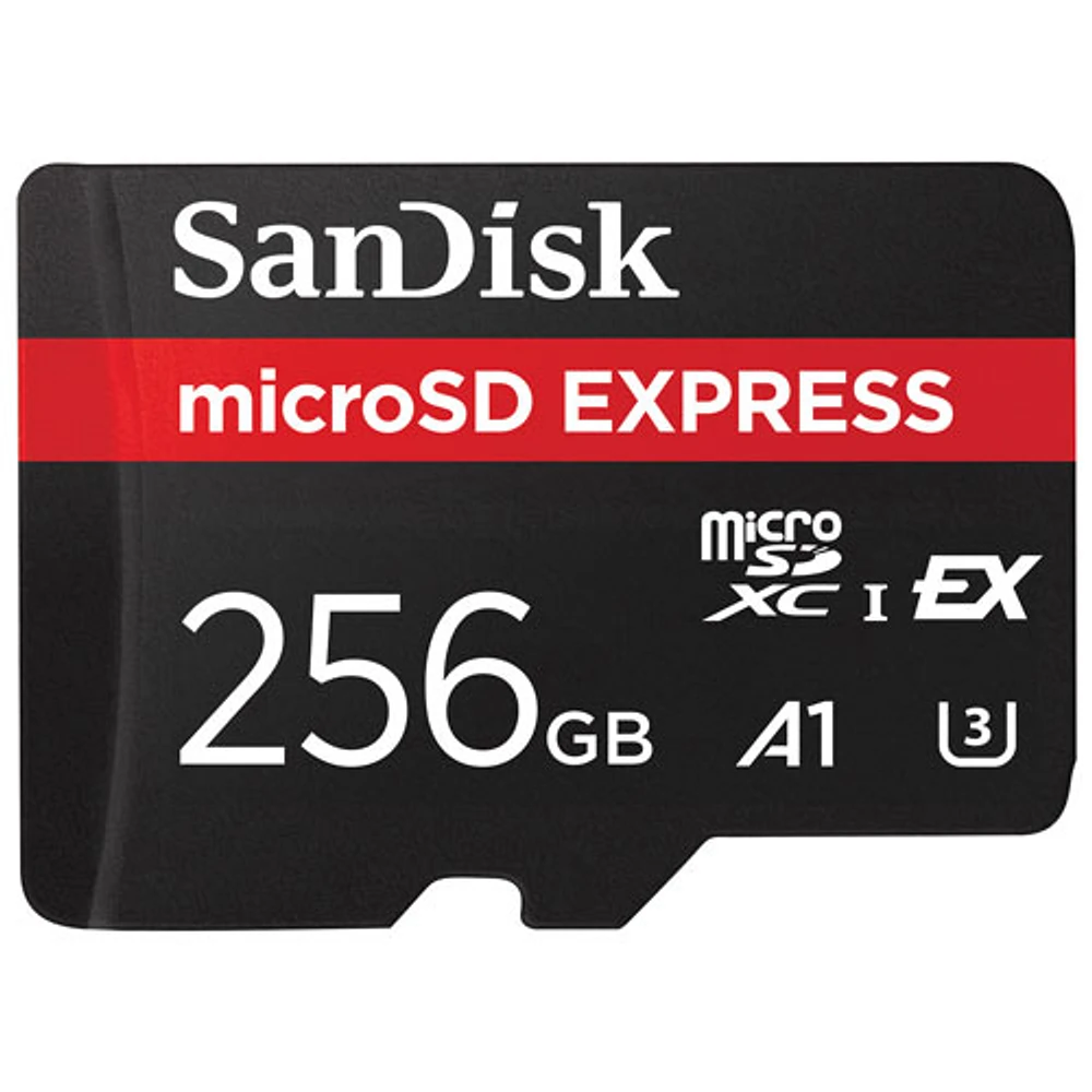 SanDisk 256GB 880MB/s UHS-I microSD Express Memory Card