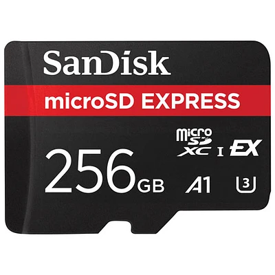 SanDisk 256GB 880MB/s UHS-I microSD Express Memory Card