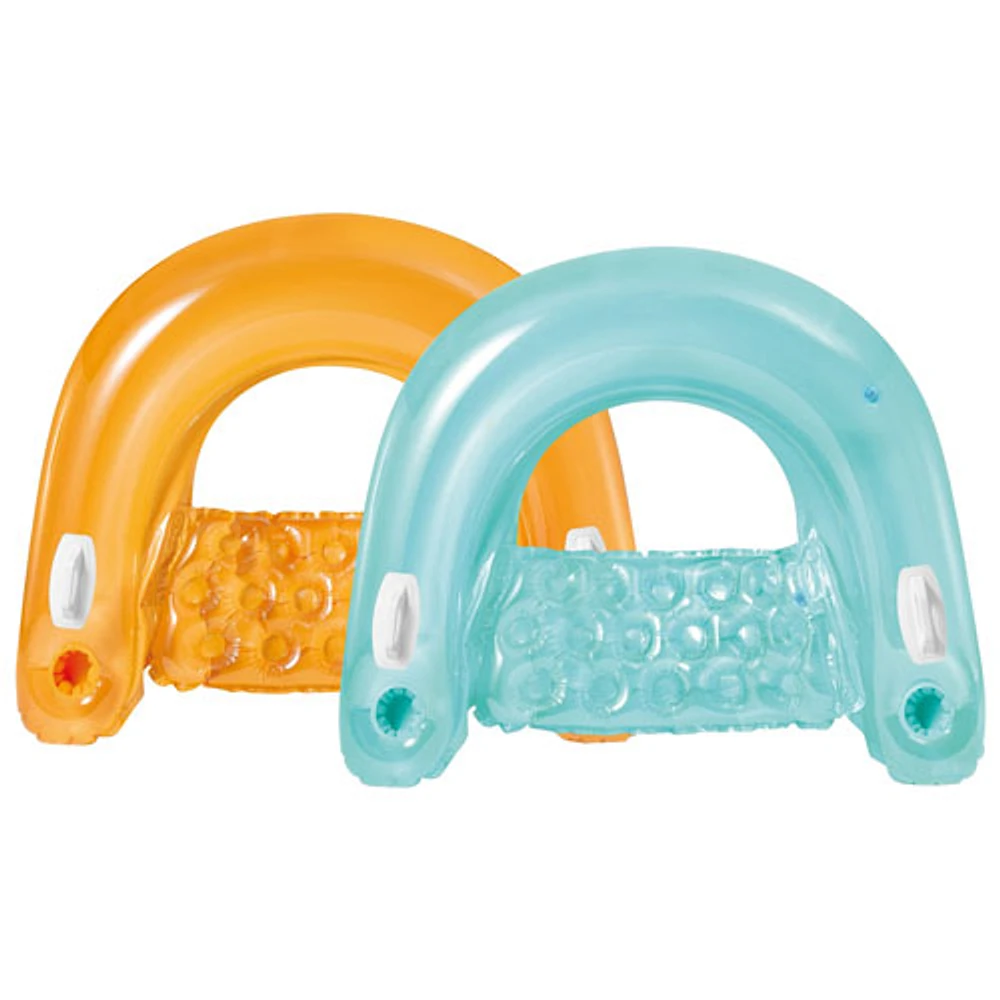 Sièges gonflables de piscine Sit n' Float d'Intex - Couleurs assorties - Ensemble de 1