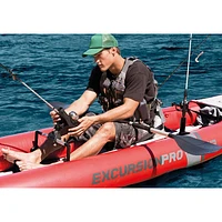 Kayak gonflable de 12 pi pour 2 personnes Excursion Pro K2 d'Intex - Jaune