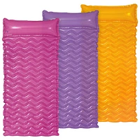 Chaise longue flottante de piscine Tote 'N Float Wave d'Intex - Couleurs variées