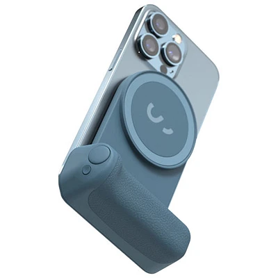 ShiftCam SnapGrip Magnetic Smartphone Battery Grip - Blue Jay