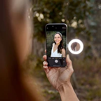 Support de lampe magnétique avec miroir SnapPocket pour téléphone intelligent de ShiftCam - Pierre