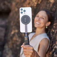 Mini trépied magnétique pour téléphone intelligent SnapStand de ShiftCam - Bleu minuit