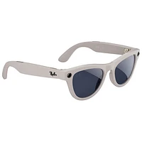 Ray-Ban | Meta Skyler Glasses with AI, Photo, Video, Audio & Messaging - Shiny Chalky Grey/Transitions