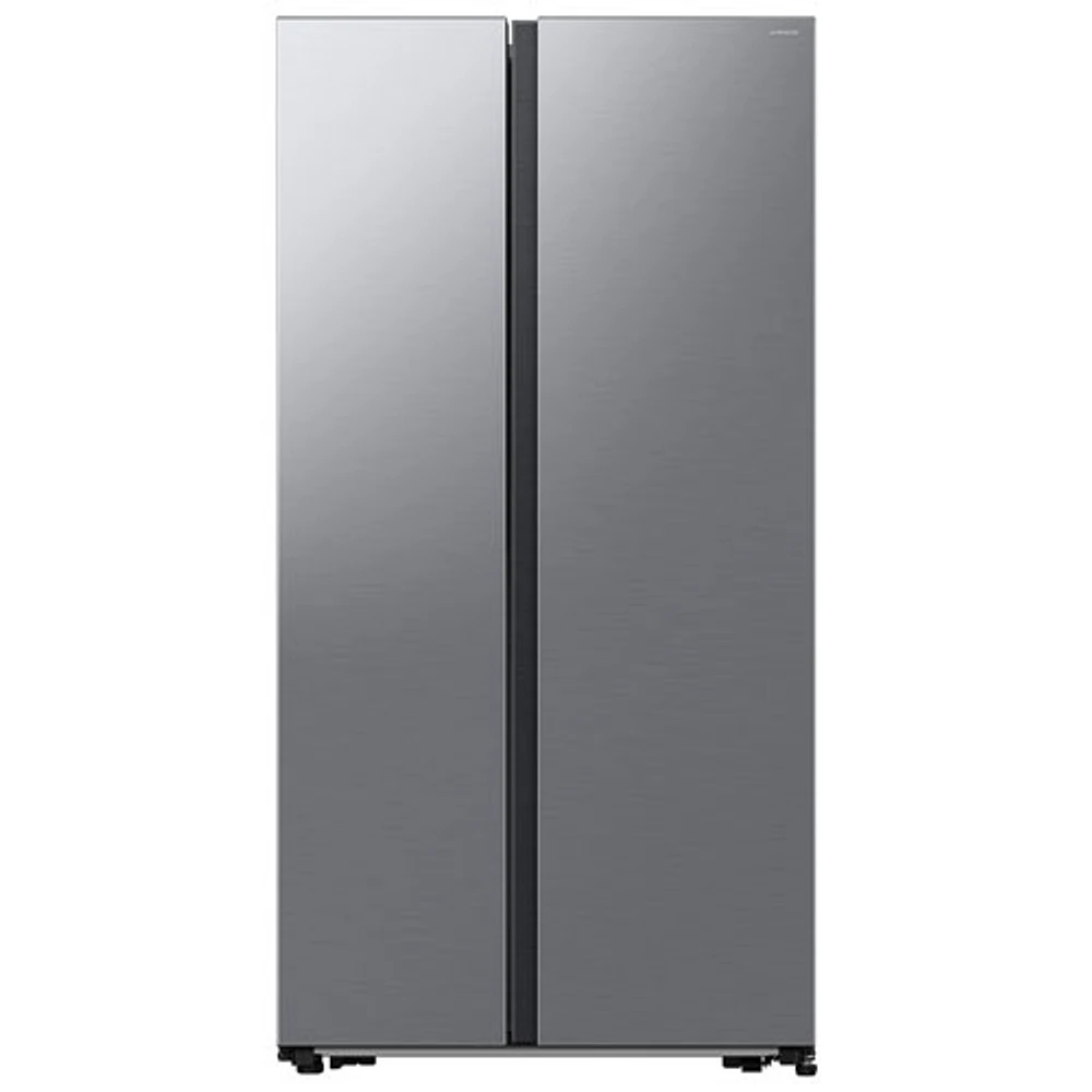 Réfrigérateur à congélateur juxtaposé 20 pi³ 36 po de Samsung (RS20DG4000M9AA) - Aspect acier inoxydable
