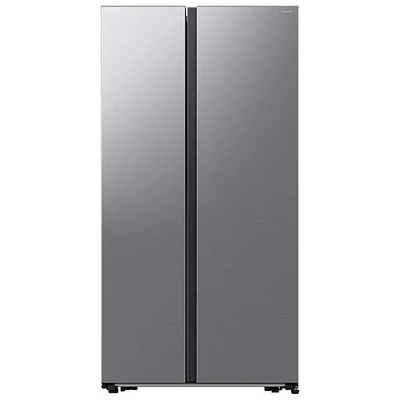 Réfrigérateur à congélateur juxtaposé 20 pi³ 36 po de Samsung (RS20DG4000M9AA) - Aspect acier inoxydable