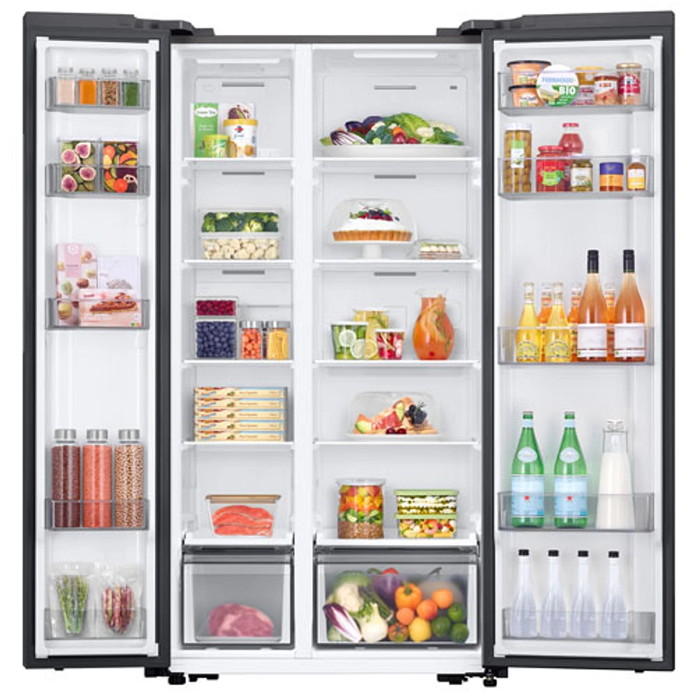 Samsung 36" 20 Cu. Ft. Side-By-Side Refrigerator (RS20DG4000M9AA) - Stainless Look