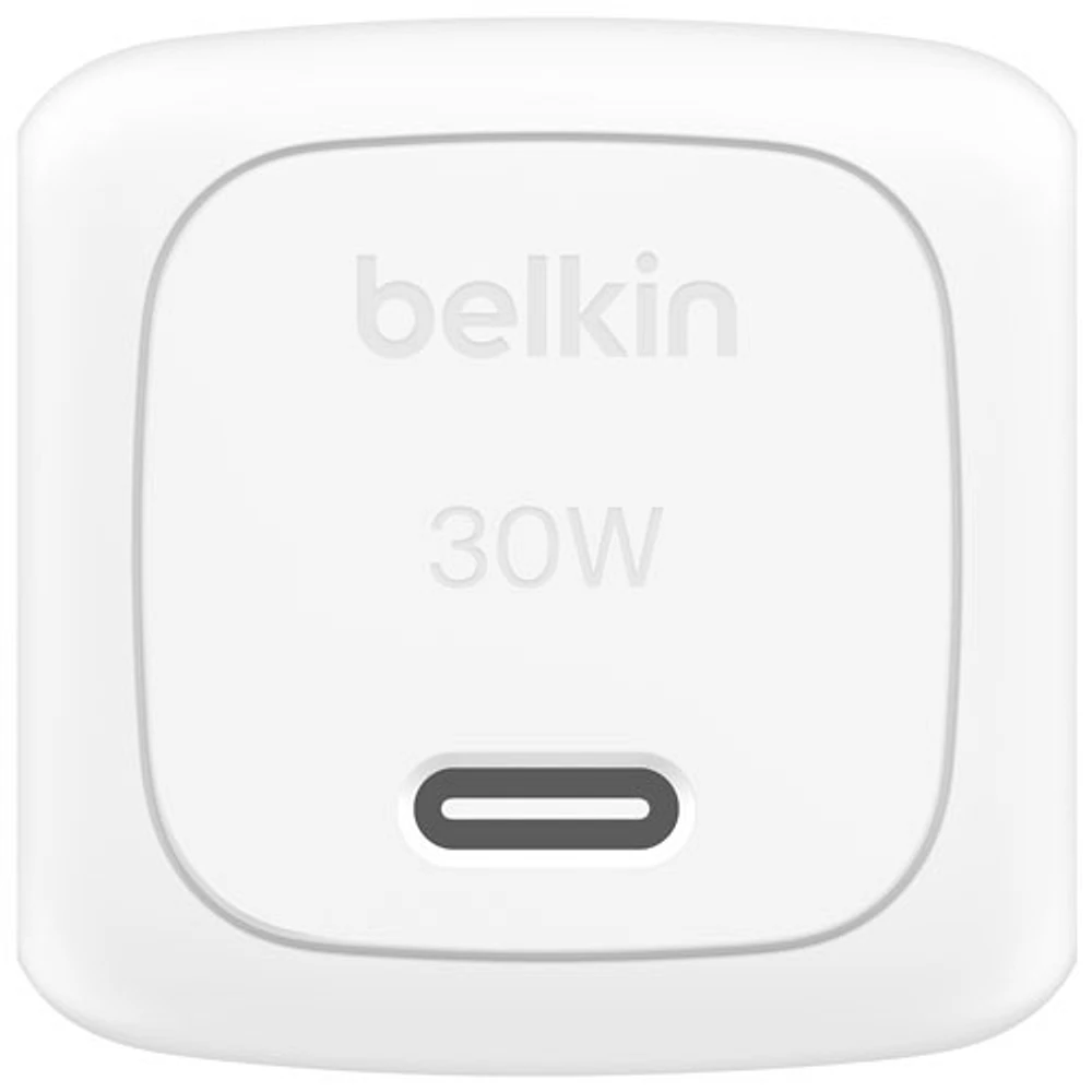 Belkin 30W USB-C Wall Charger with USB-C Cable - White