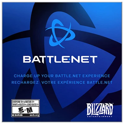 Blizzard Battle.net Gift Card - $30 - Digital Download