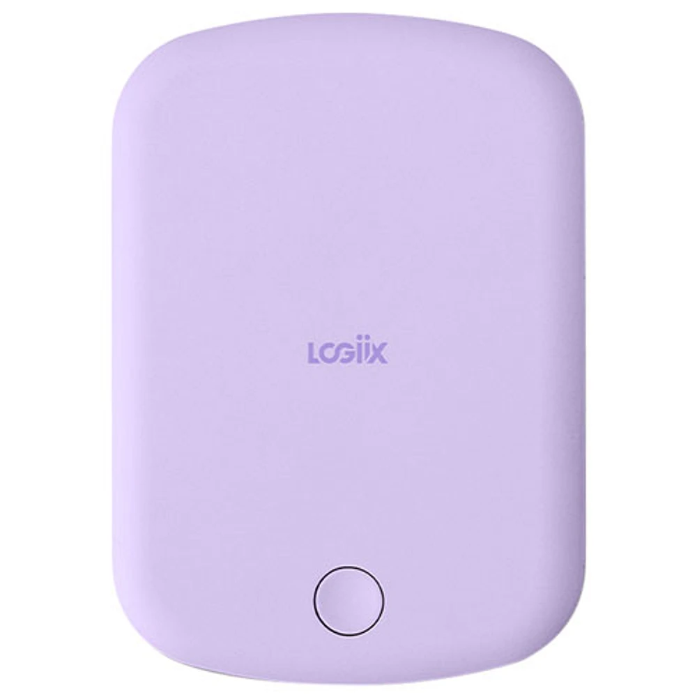 LOGiiX Vibrance Piston Power 5000 mAh Power Bank with MagSafe - Lavender
