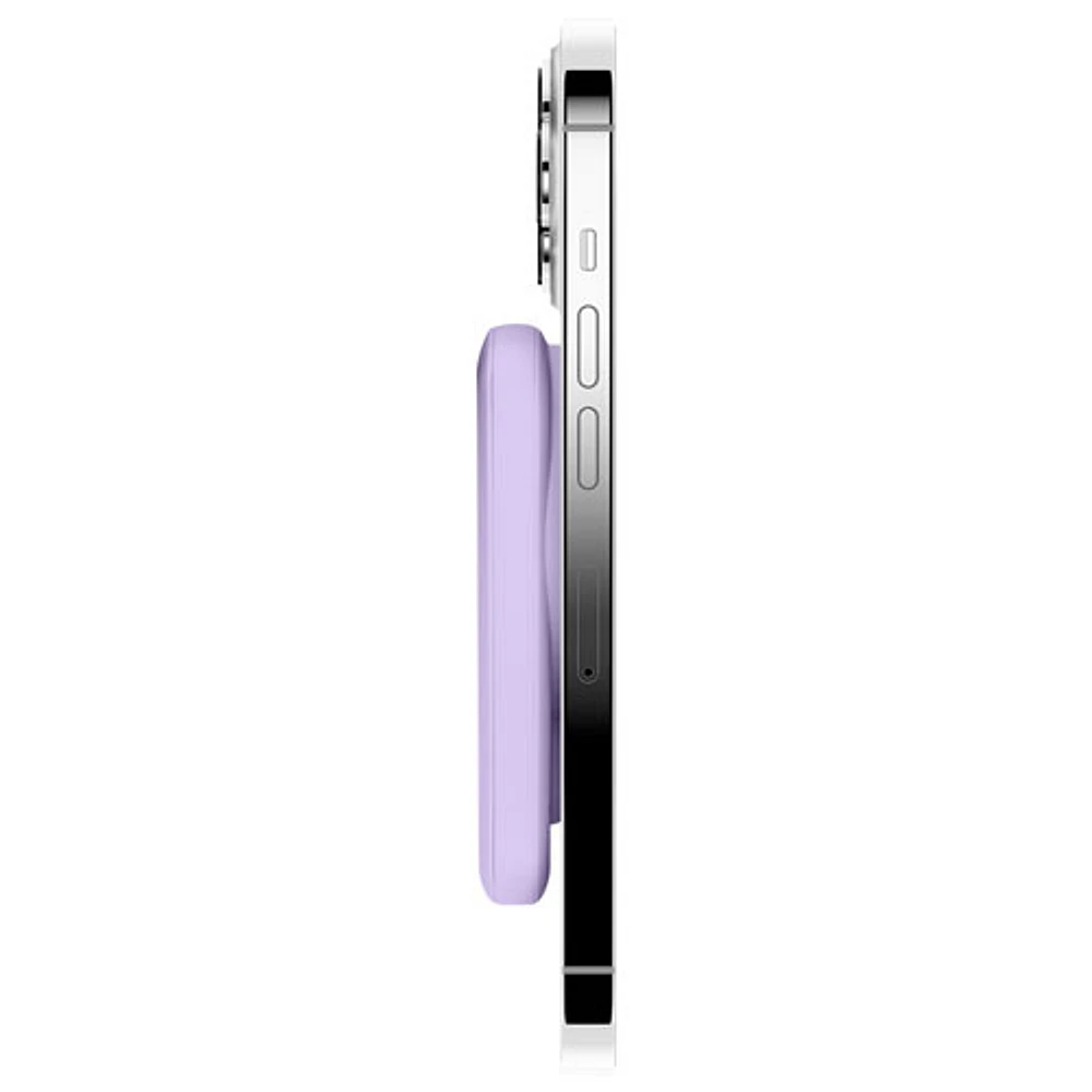 LOGiiX Vibrance Piston Power 5000 mAh Power Bank with MagSafe - Lavender