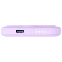 LOGiiX Vibrance Piston Power 5000 mAh Power Bank with MagSafe - Lavender