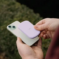 LOGiiX Vibrance Piston Power 5000 mAh Power Bank with MagSafe - Lavender