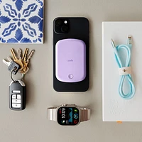 LOGiiX Vibrance Piston Power 5000 mAh Power Bank with MagSafe - Lavender