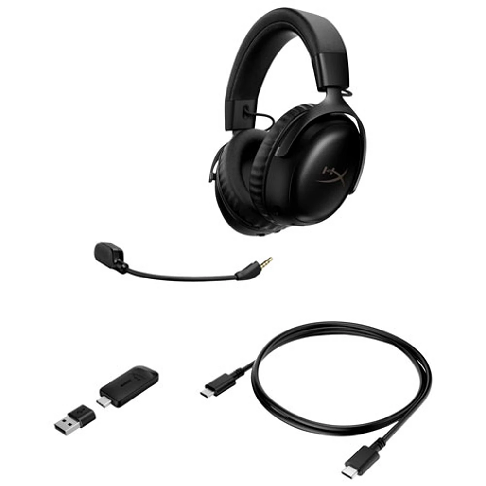 Hyperx Cloud III S Wireless Gaming Headset with Microphone for Multi-Platform - Black