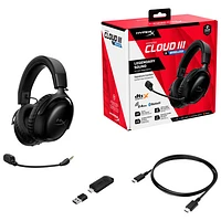 Hyperx Cloud III S Wireless Gaming Headset with Microphone for Multi-Platform - Black