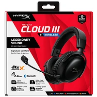 Hyperx Cloud III S Wireless Gaming Headset with Microphone for Multi-Platform - Black