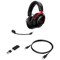 Hyperx Cloud III S Wireless Gaming Headset with Microphone for Multi-Platform - Black/Red - Only at Best Buy