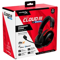 Hyperx Cloud III S Wireless Gaming Headset with Microphone for Multi-Platform - Black/Red - Only at Best Buy