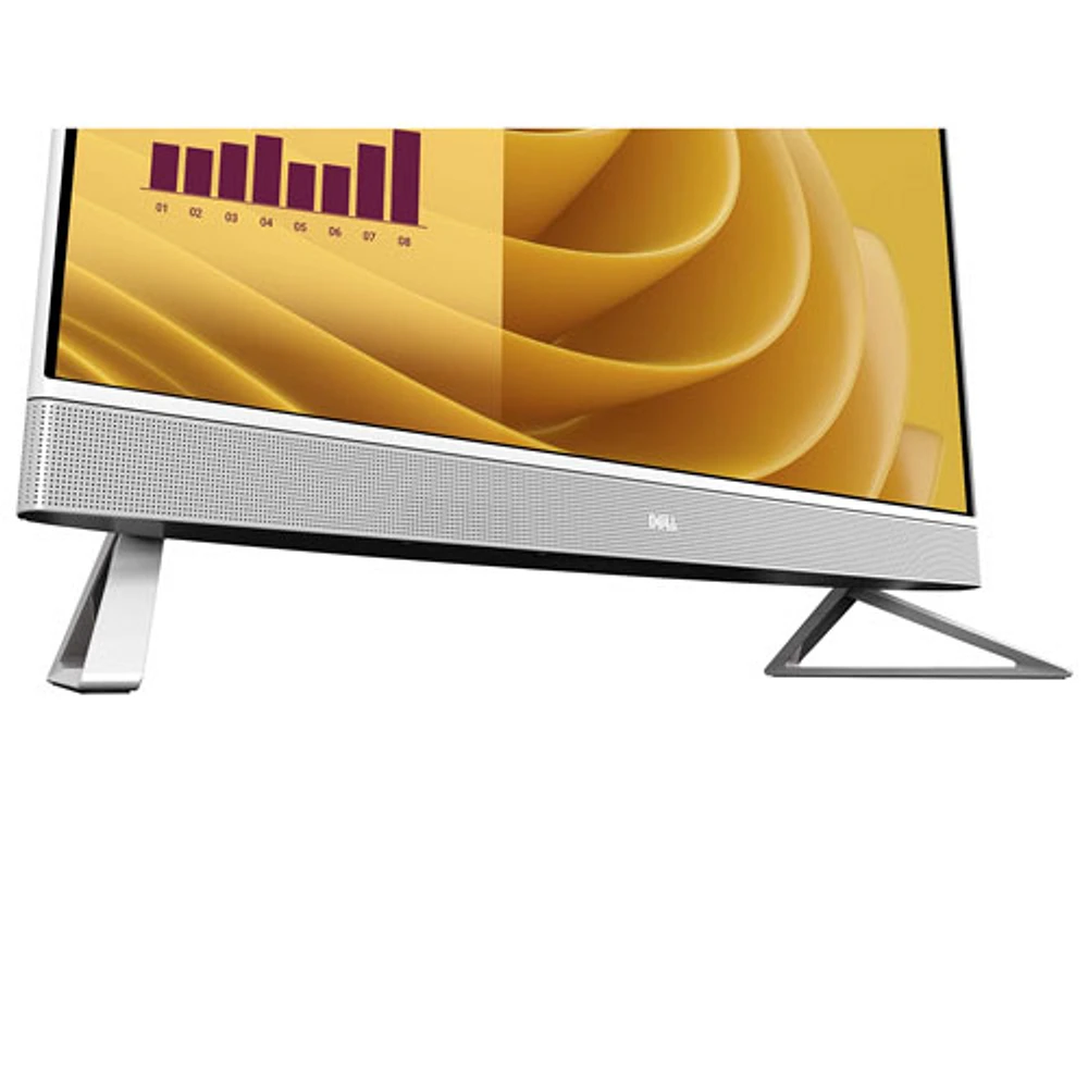 Ordinateur tout-en-un à écran tactile de 27 po de Dell - Blanc (Core 7 150U d’Intel/mémoire vive de 32 Go/disque SSD de 2 To/Windows 11)
