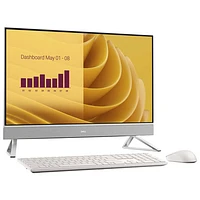 Ordinateur tout-en-un à écran tactile de 27 po de Dell - Blanc (Core 7 150U d’Intel/mémoire vive de 32 Go/disque SSD de 2 To/Windows 11)