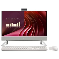 Dell 24" All-in-One PC - White (Intel Core 5 120U/16GB RAM/512GB SSD/Windows 11)