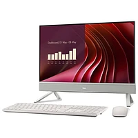 Dell 24" All-in-One PC - White (Intel Core 5 120U/16GB RAM/512GB SSD/Windows 11)