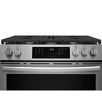 Frigidaire Gallery 30" 6.0 Cu.Ft. Fan Convection Freestanding Gas Air Fry Range (GCFG3059BF) - Stainless