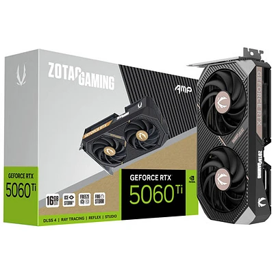 Carte graphique GeForce RTX 5060 Ti AMP 16 Go GDDR7 de ZOTAC Gaming