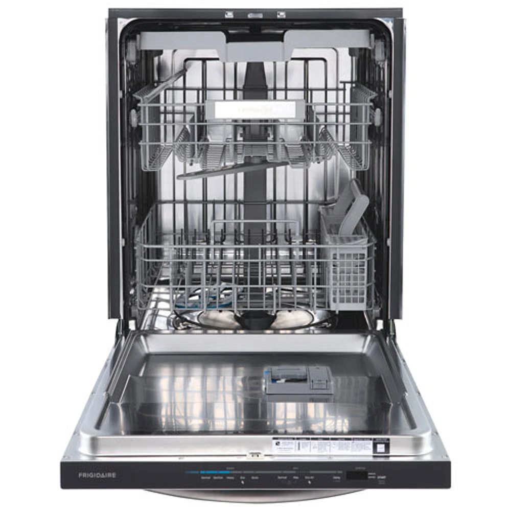 Lave-vaisselle encastrable 24 po 49 dB avec cuve en inox et troisième panier de Frigidaire (FDSH4502BF) - Acier inoxydable