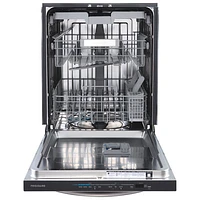 Lave-vaisselle encastrable 24 po 49 dB avec cuve en inox et troisième panier de Frigidaire (FDSH4502BF) - Acier inoxydable