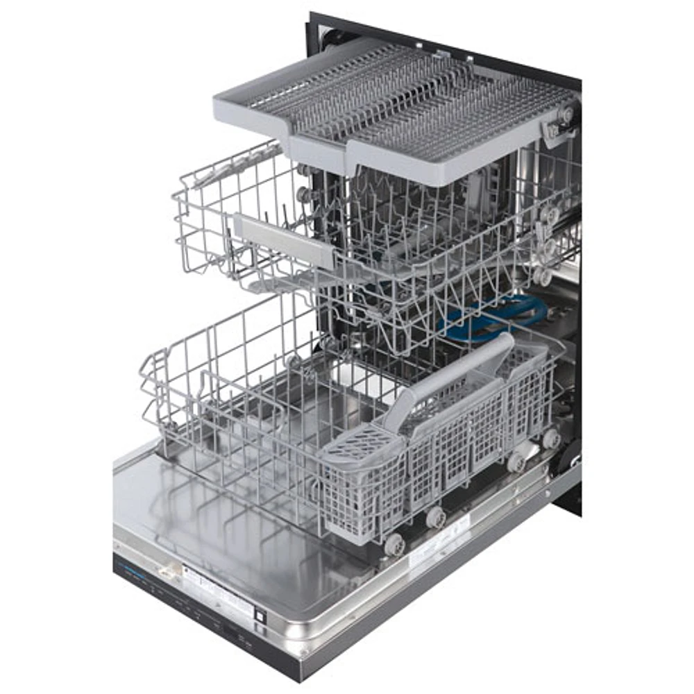 Lave-vaisselle encastrable 24 po 49 dB avec cuve en inox et troisième panier de Frigidaire (FDSH4502BF) - Acier inoxydable