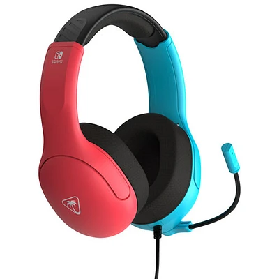 Casque de jeu Airlite Fit de Turtle Beach pour Switch - Rouge/Bleu