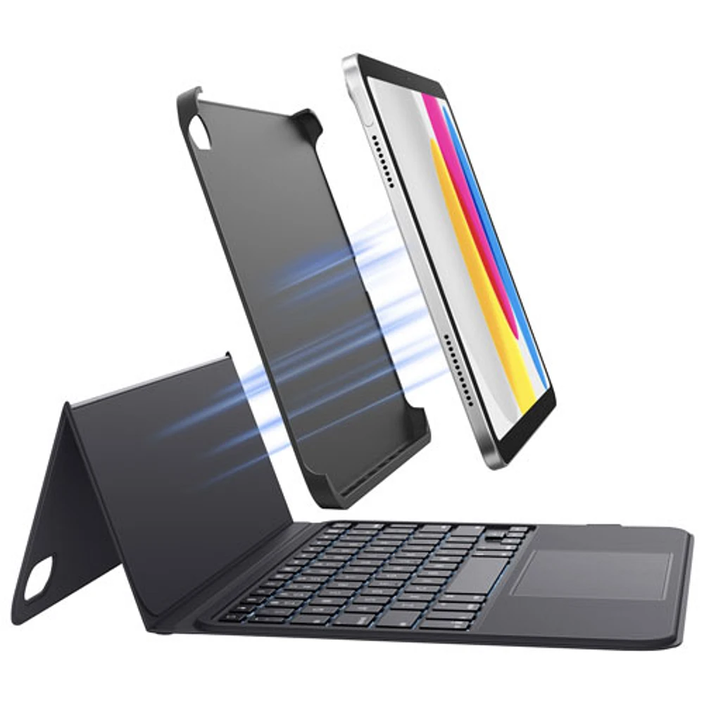 Étui-clavier folio Connect Pro de Belkin pour iPad 10,9 po (10e génération)/11 po A16 - Noir