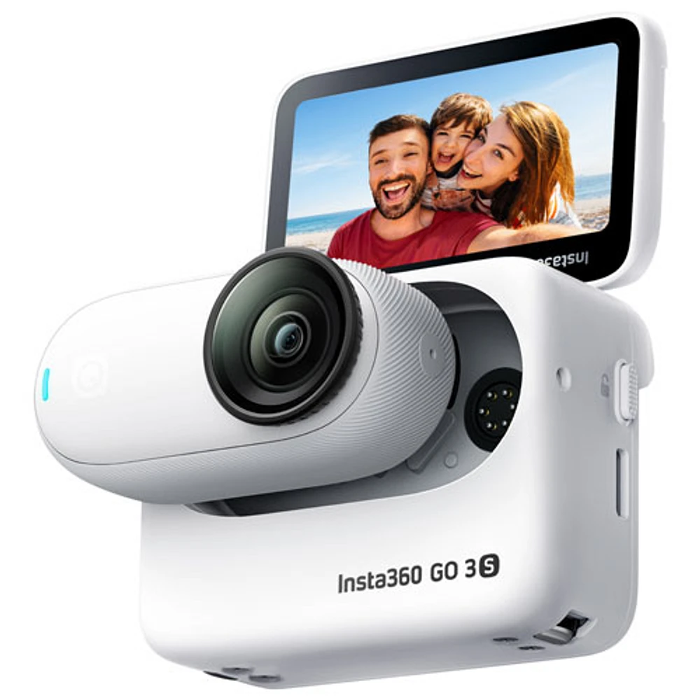 Insta360 Go 3S Standard 64GB Waterproof 4k Vlogging Camera - Artic White