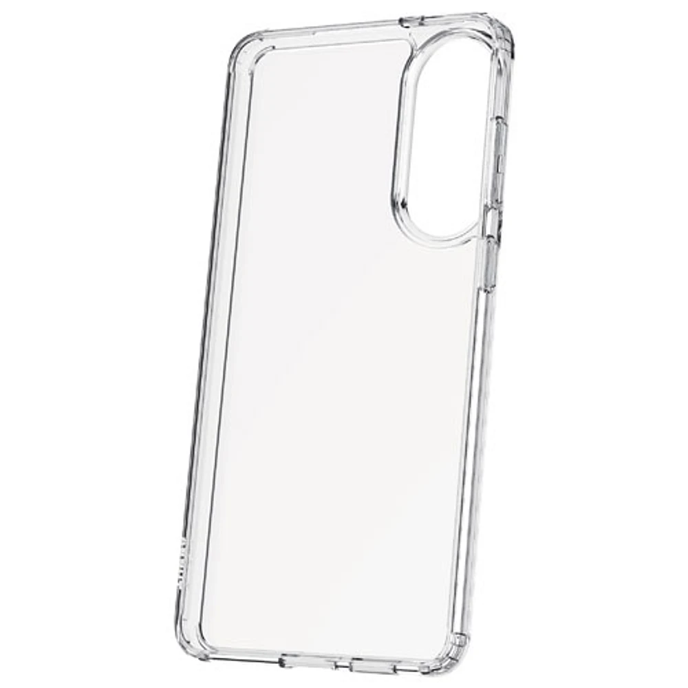 Étui rigide ajusté de TUFF8 pour Galaxy S25 Edge - Transparent